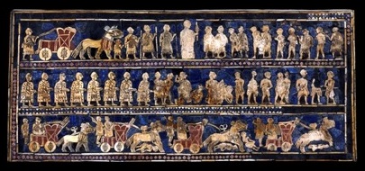 Estandarte de Ur - panel de la guerra