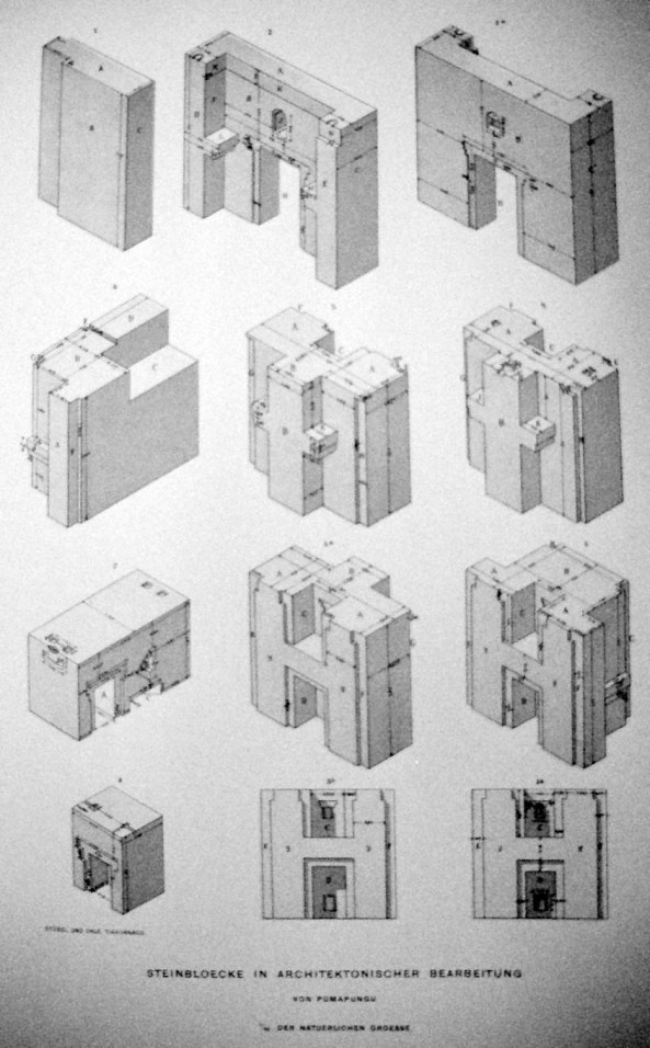 Puma Punku plano de bloques H