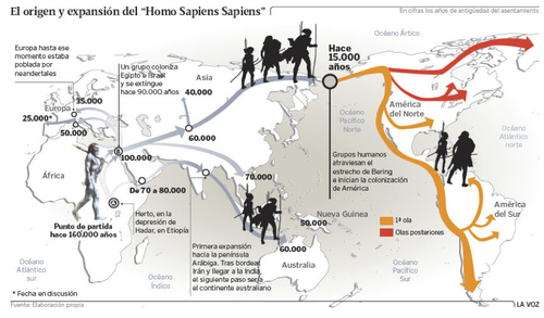 Cronología tradicional de la evolución