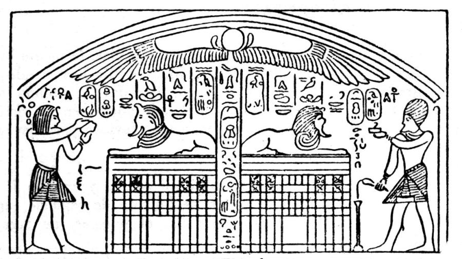 Dibujo de la Estela del Sueño