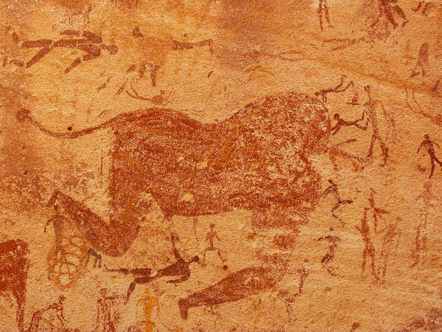 Cueva de las Bestias, Gilf Kebir, Wadi Sura, Egipto